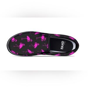 RAAD pink flamingo mens sneakers